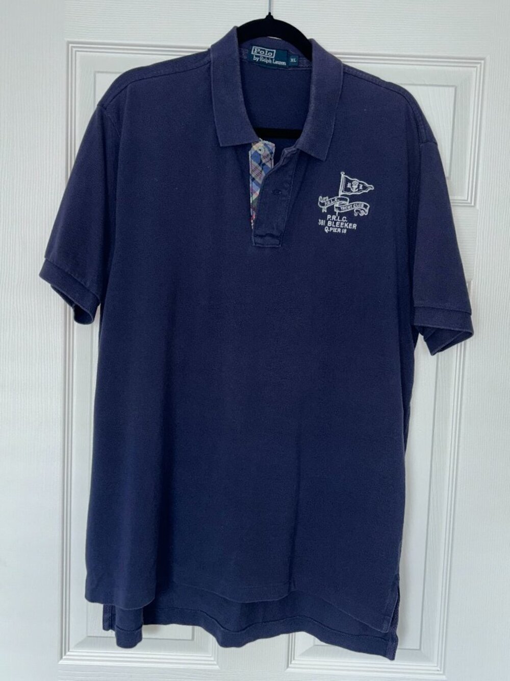 Polo Ralph Lauren RLPC Yacht Club Polo Shirt Men’s XL Navy 381 Bleecker Pier 18
